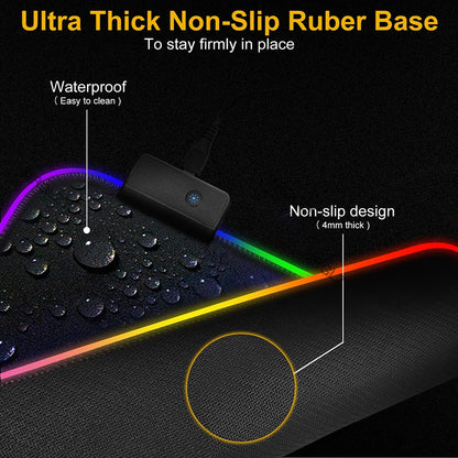 RGB LED Custom Gaming Mouse Pad