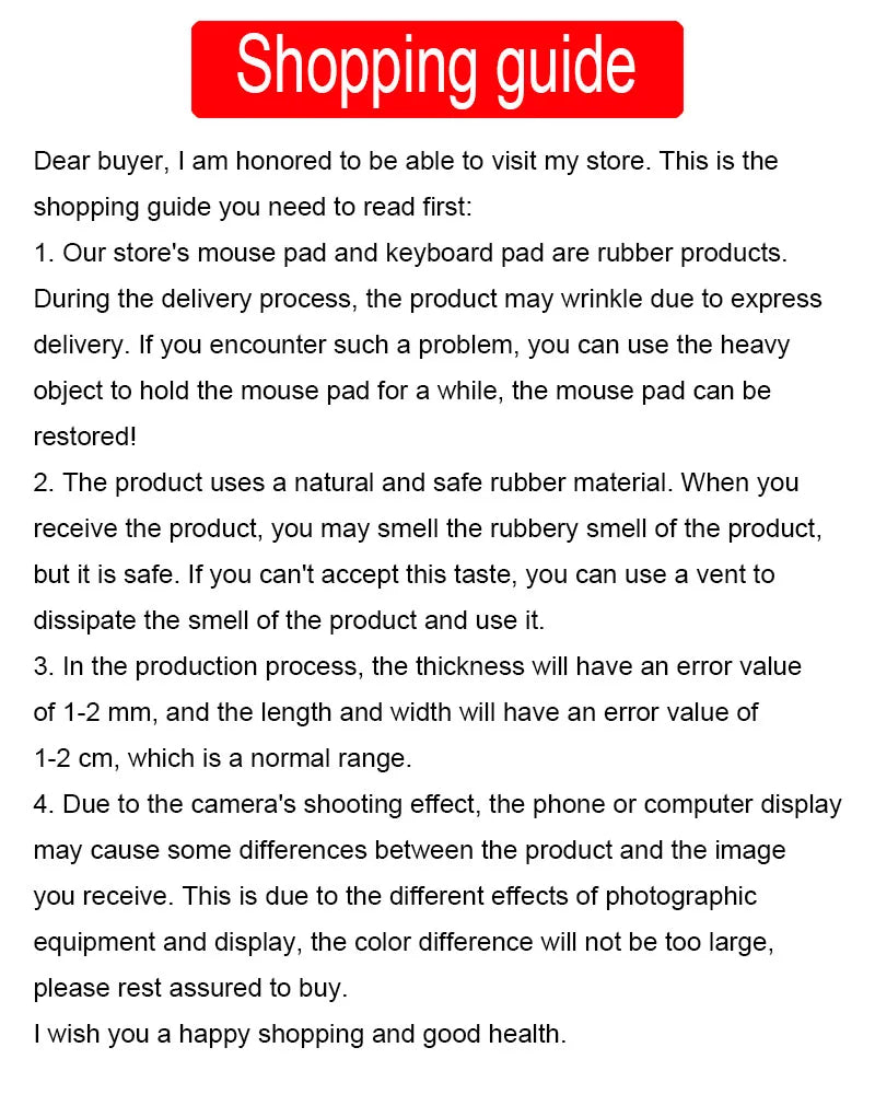 RGB LED Custom Gaming Mouse Pad