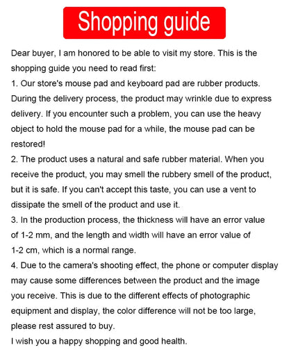RGB LED Custom Gaming Mouse Pad