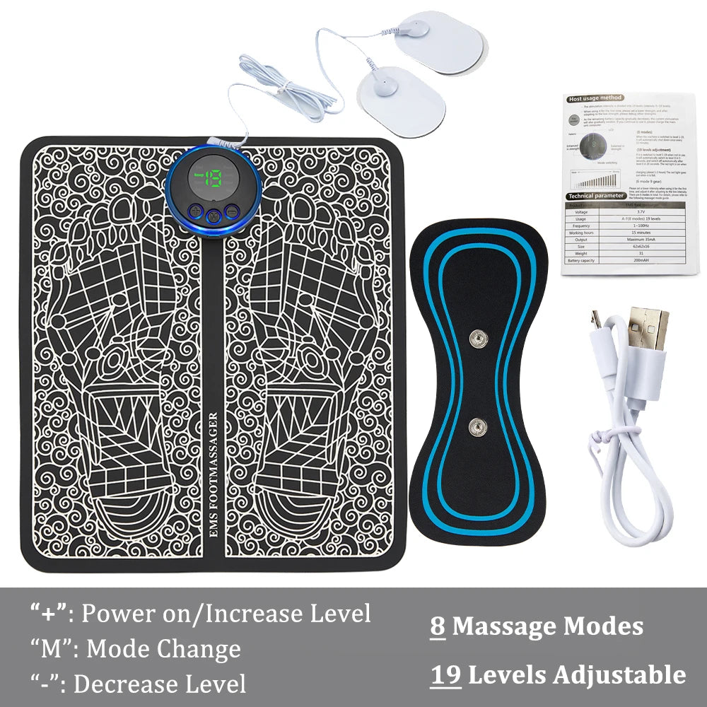 EMS TENS Foot Massager Pad