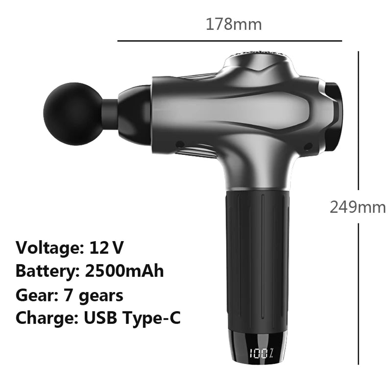 Professional 12-Head Massage Gun
