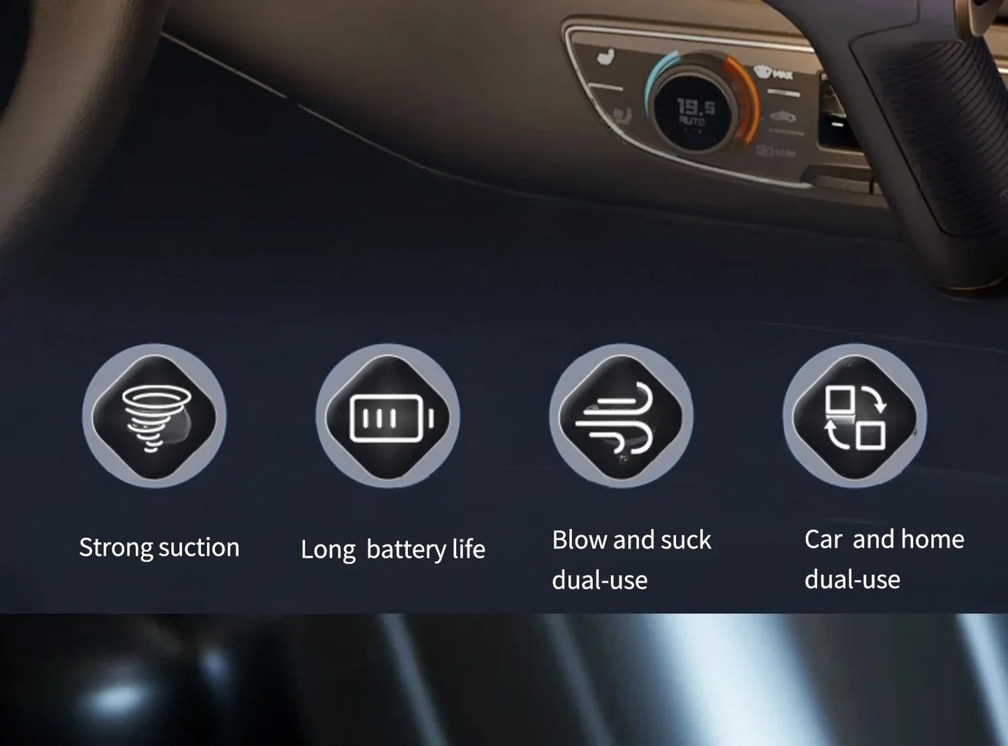 Mini Cordless Car Vacuum Cleaner