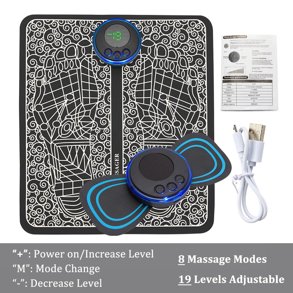 EMS TENS Foot Massager Pad