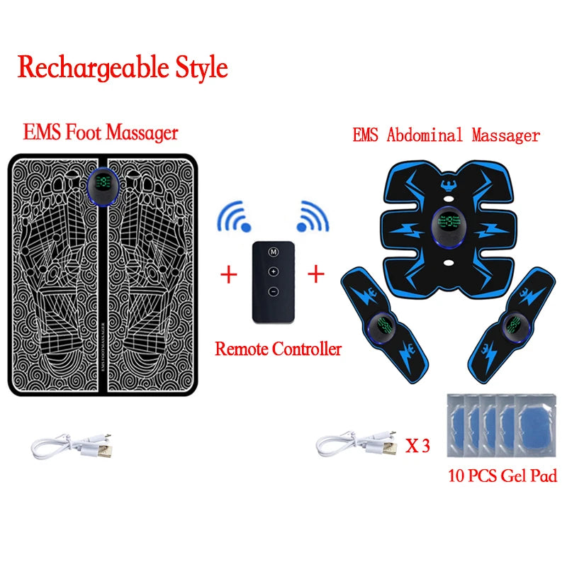 EMS Electric Foot Massager Mat