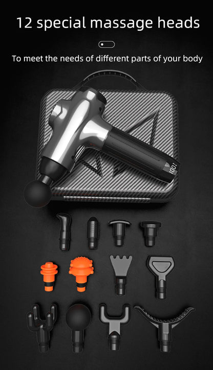 Professional 12-Head Massage Gun