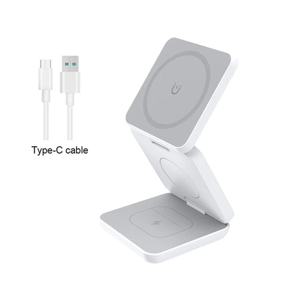 3 in 1 Magnetic Wireless Charging Station