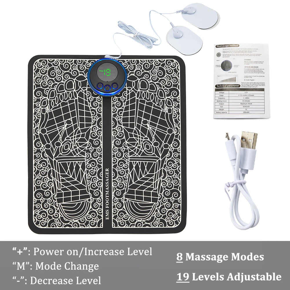 EMS TENS Foot Massager Pad