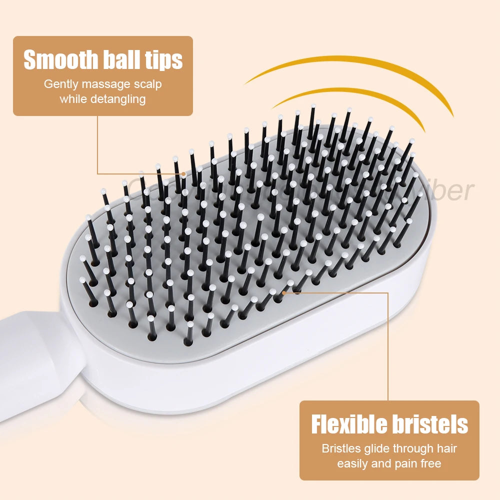 Self-Cleaning Air Cushion Hair Brush