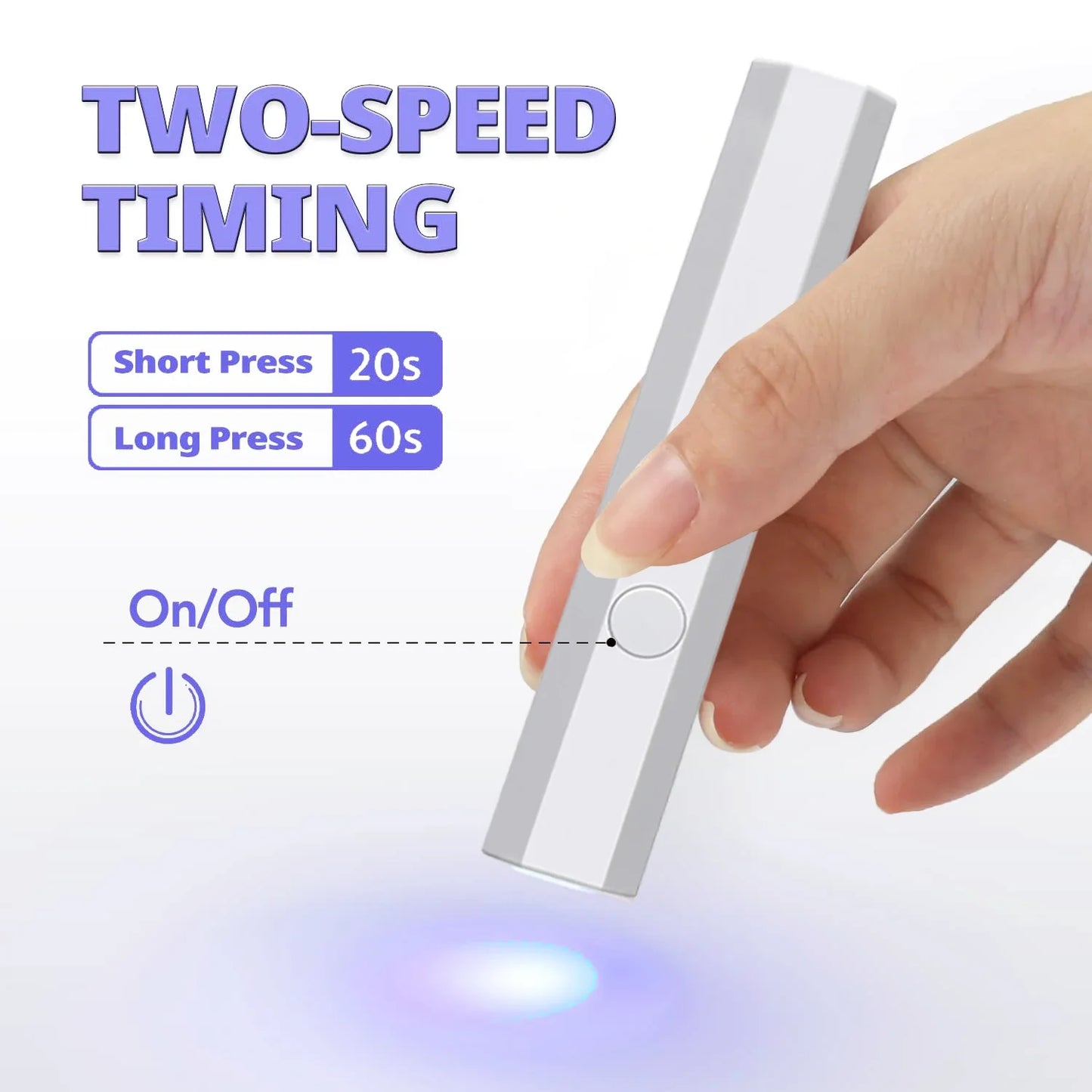 Portable Mini UV LED Nail Lamp