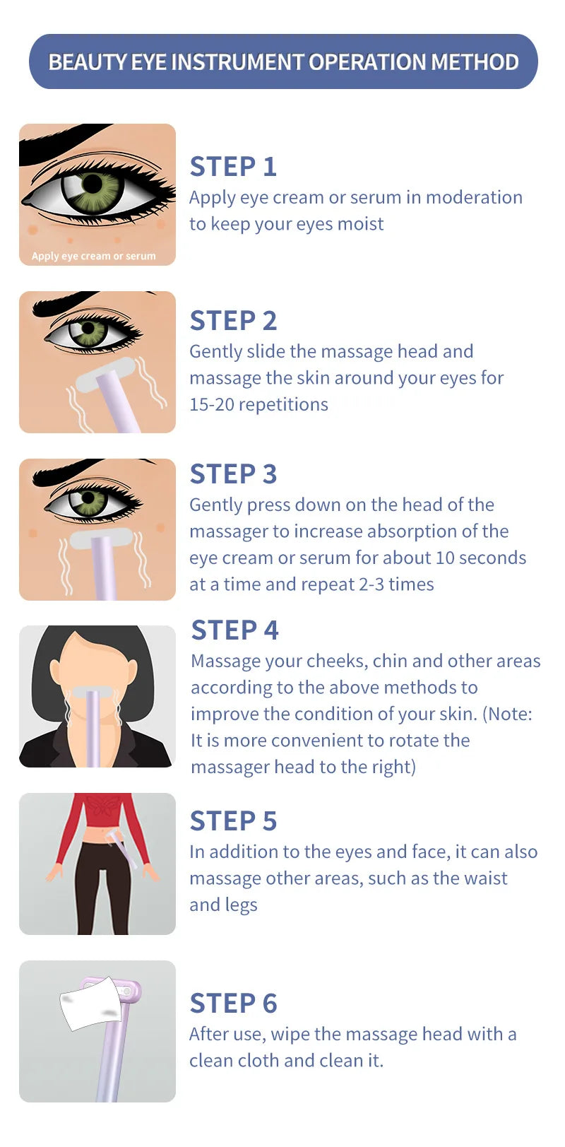 Microcurrent Eye Beauty Massager