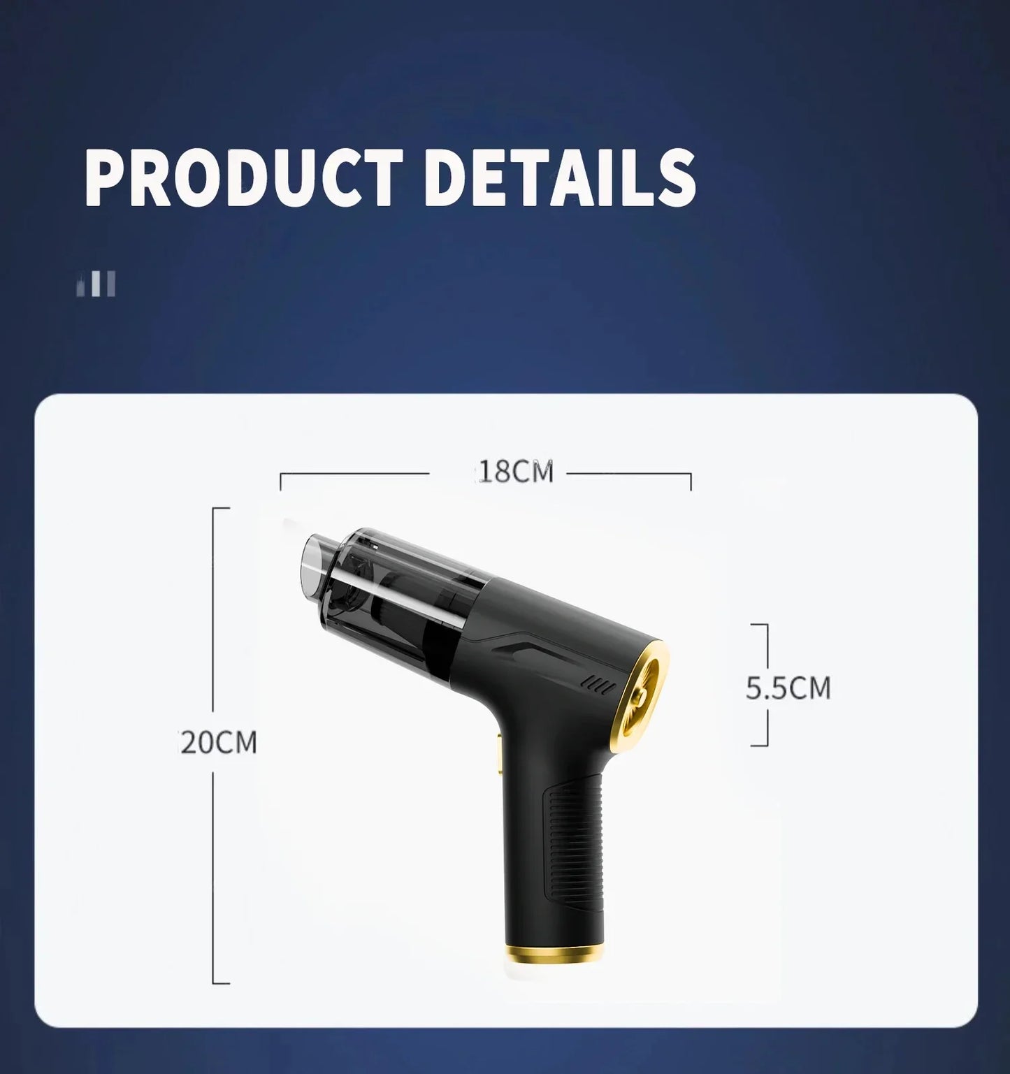 Mini Cordless Car Vacuum Cleaner