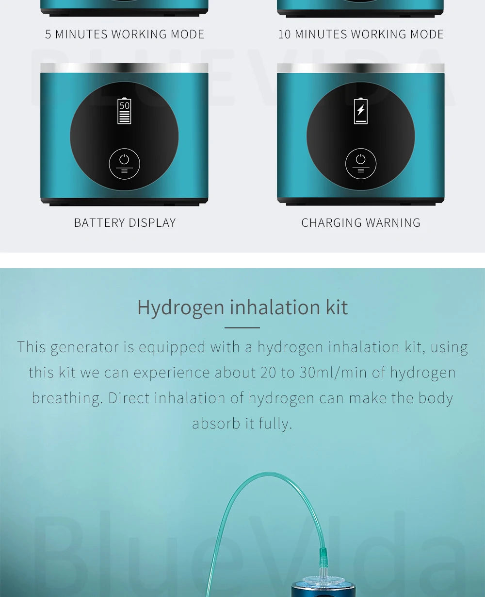 BlueVida Hydrogen Water Generator