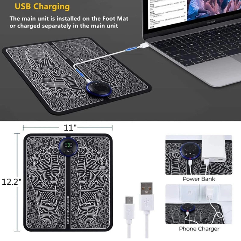 EMS Electric Foot Massager Mat