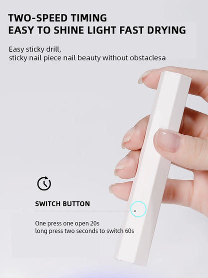 Portable Mini UV LED Nail Lamp