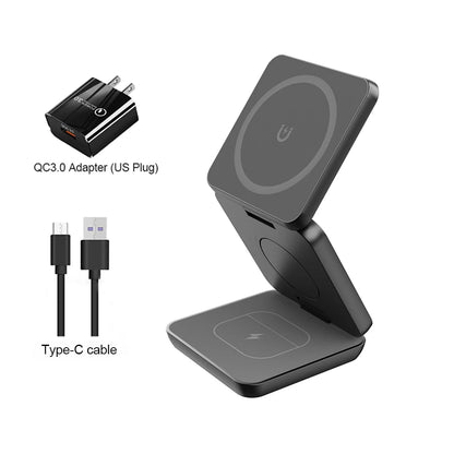 3 in 1 Magnetic Wireless Charging Station
