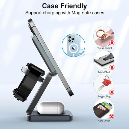 3 in 1 Magnetic Wireless Charging Station