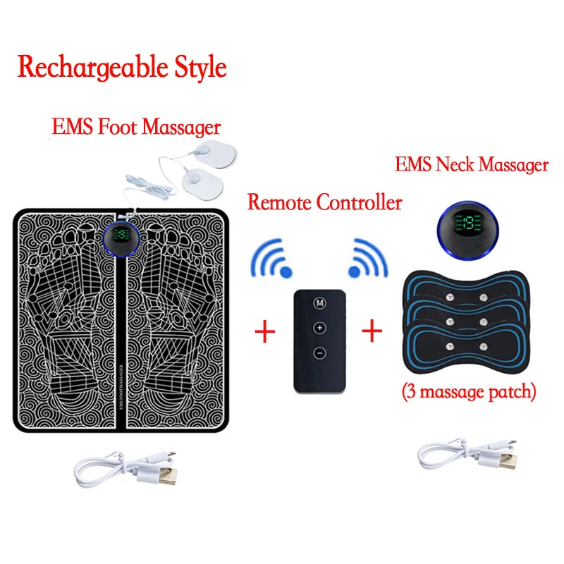EMS Electric Foot Massager Mat