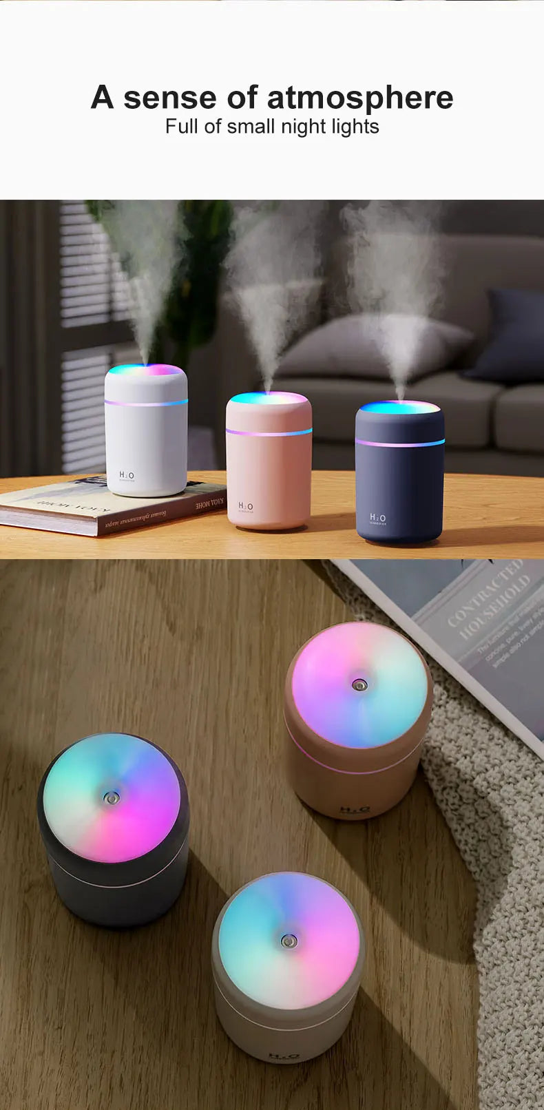 Colorful Mini Air Humidifier