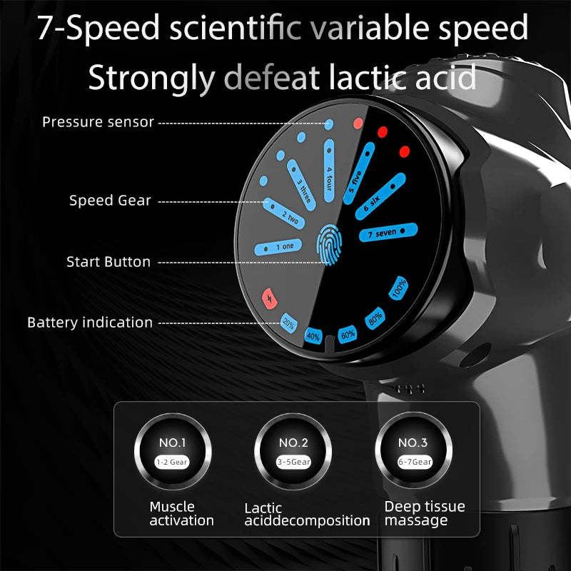 Professional 12-Head Massage Gun