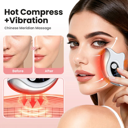Electric Heated Gua Sha Face Massager
