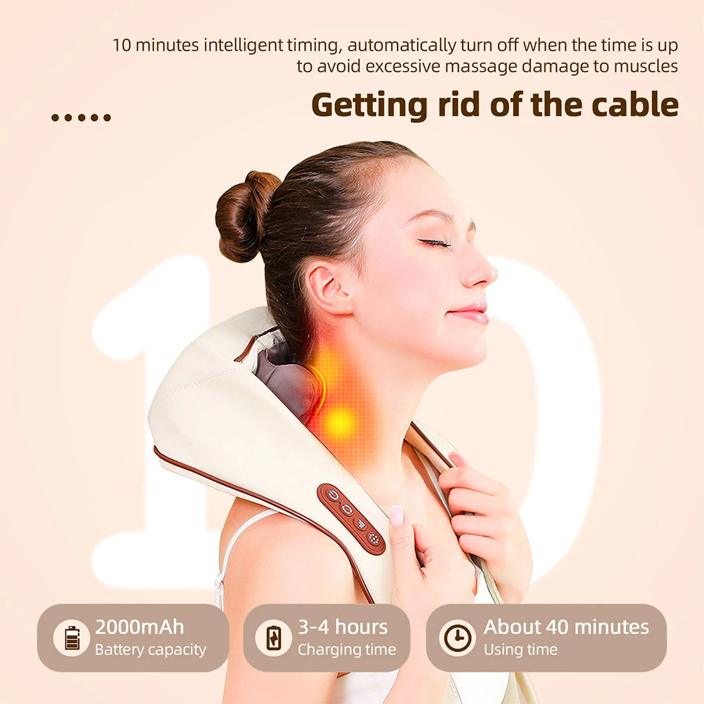 26W Electric Neck & Shoulder Massager