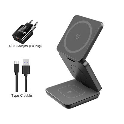 3 in 1 Magnetic Wireless Charging Station
