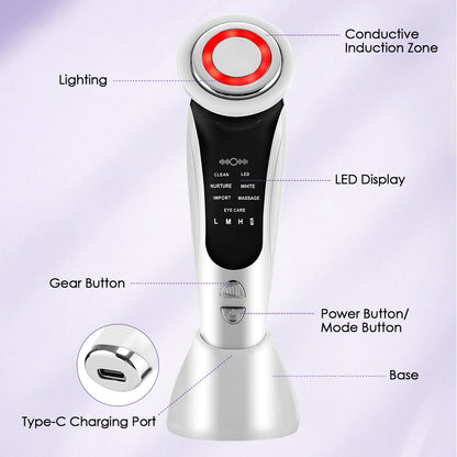 EMS LED Facial Massager