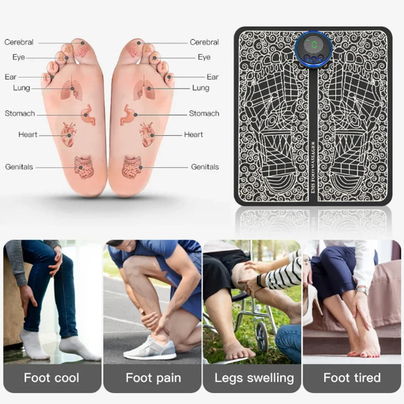 EMS Electric Foot Massager Mat