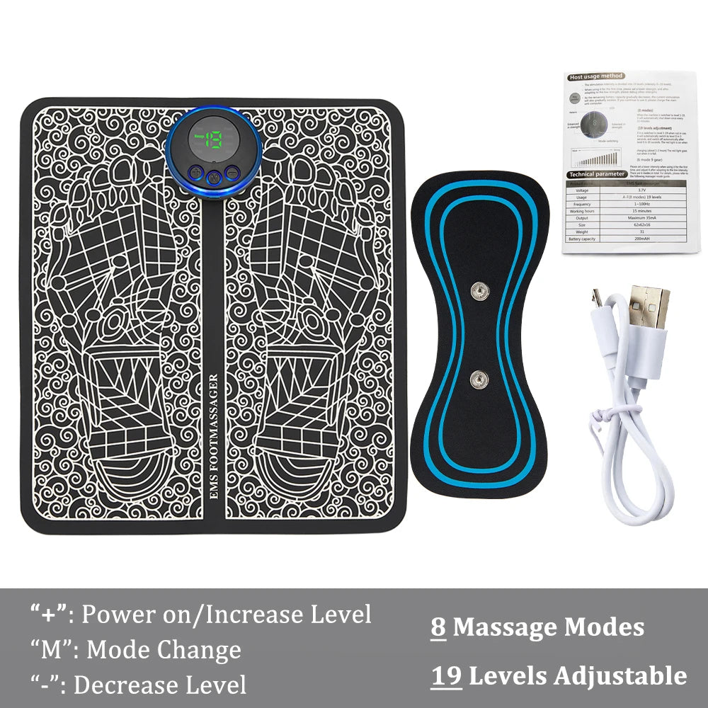 EMS TENS Foot Massager Pad