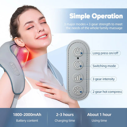 26W Electric Neck & Shoulder Massager