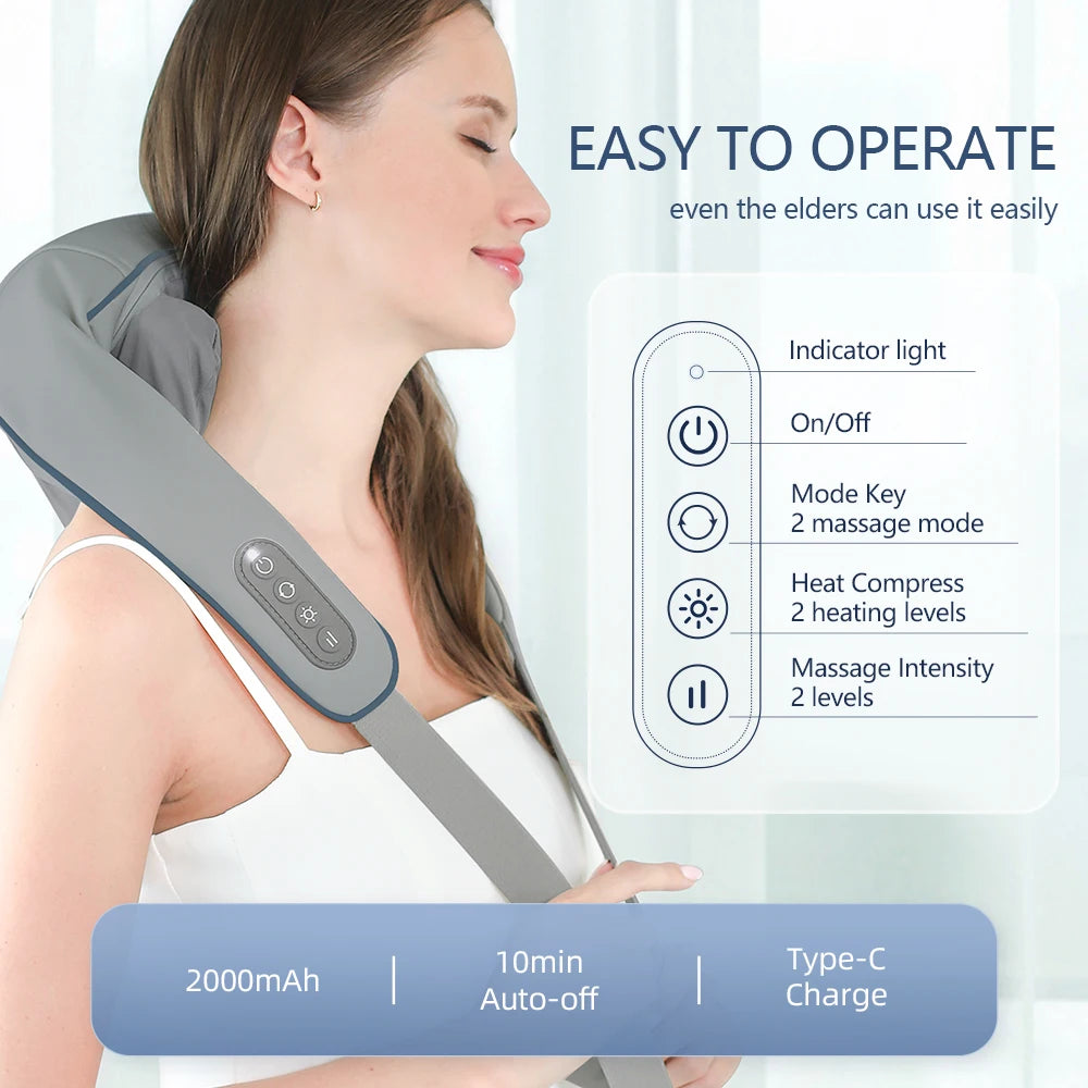 26W Electric Neck & Shoulder Massager