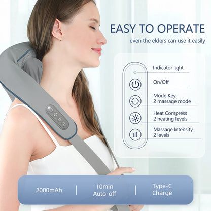 26W Electric Neck & Shoulder Massager