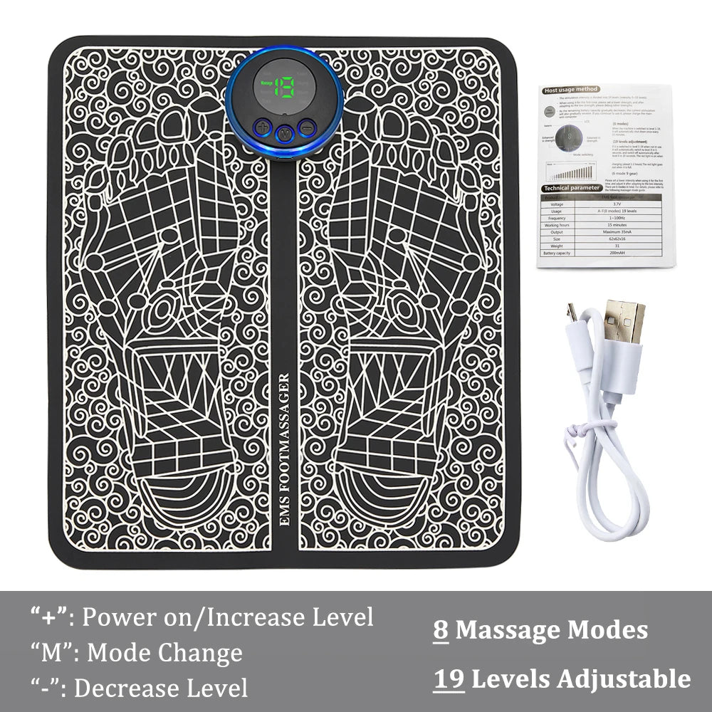 EMS TENS Foot Massager Pad
