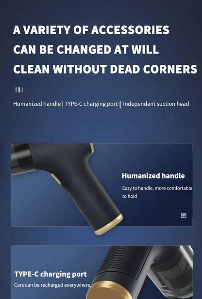 Mini Cordless Car Vacuum Cleaner